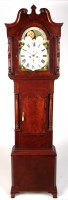 Lot 1278 - A Victorian mahogany longcase clock, the...