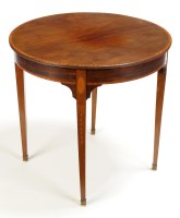 Lot 1315 - An Edwardian circular mahogany occasional...