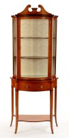 Lot 1336 - An Edwardian satinwood display...