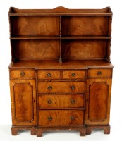 Lot 1349 - A small size late Georgian style sideboard,...