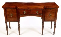 Lot 1364 - A George IV rectangular mahogany breakfront...