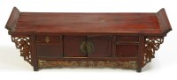 Lot 1392 - A 19th Century Oriental table-top cupboard,...