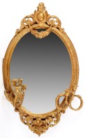 Lot 1401 - An early 19th Century gilt framed wall mirror,...