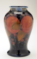Lot 2 - Moorcroft: 'Pomegranate' pattern baluster vase,...