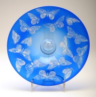 Lot 31 - Julia Linstead, ''Cobalt Butterfly Platter'',...