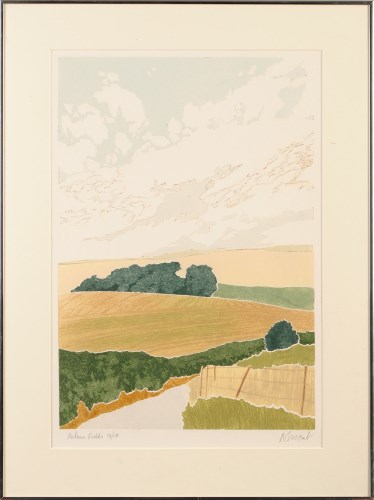 Lot 89 - Barbara Newcomb ''AUTUMN FIELDS'' signed and...
