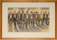 Lot 202 - Peter Endeson(?) ''THE COLLIER LADS'' signed...