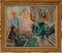 Lot 251 - 20th Century Continental School BOY AND GIRL...