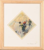 Lot 299 - Dave Barden ''PEOPLE IN ACTION'' signed and...