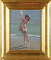 Lot 300 - Harry John Pearson ''JOIE DE VIVRE'' oil on...