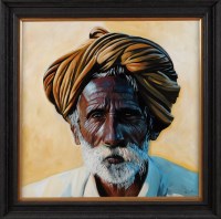 Lot 304 - Gavin Penn BUST PORTRAIT OF AN ELDERLY SIKH...