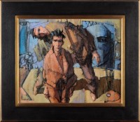 Lot 310 - John Boyd DOUBLE SELF PORTRAIT signed and...