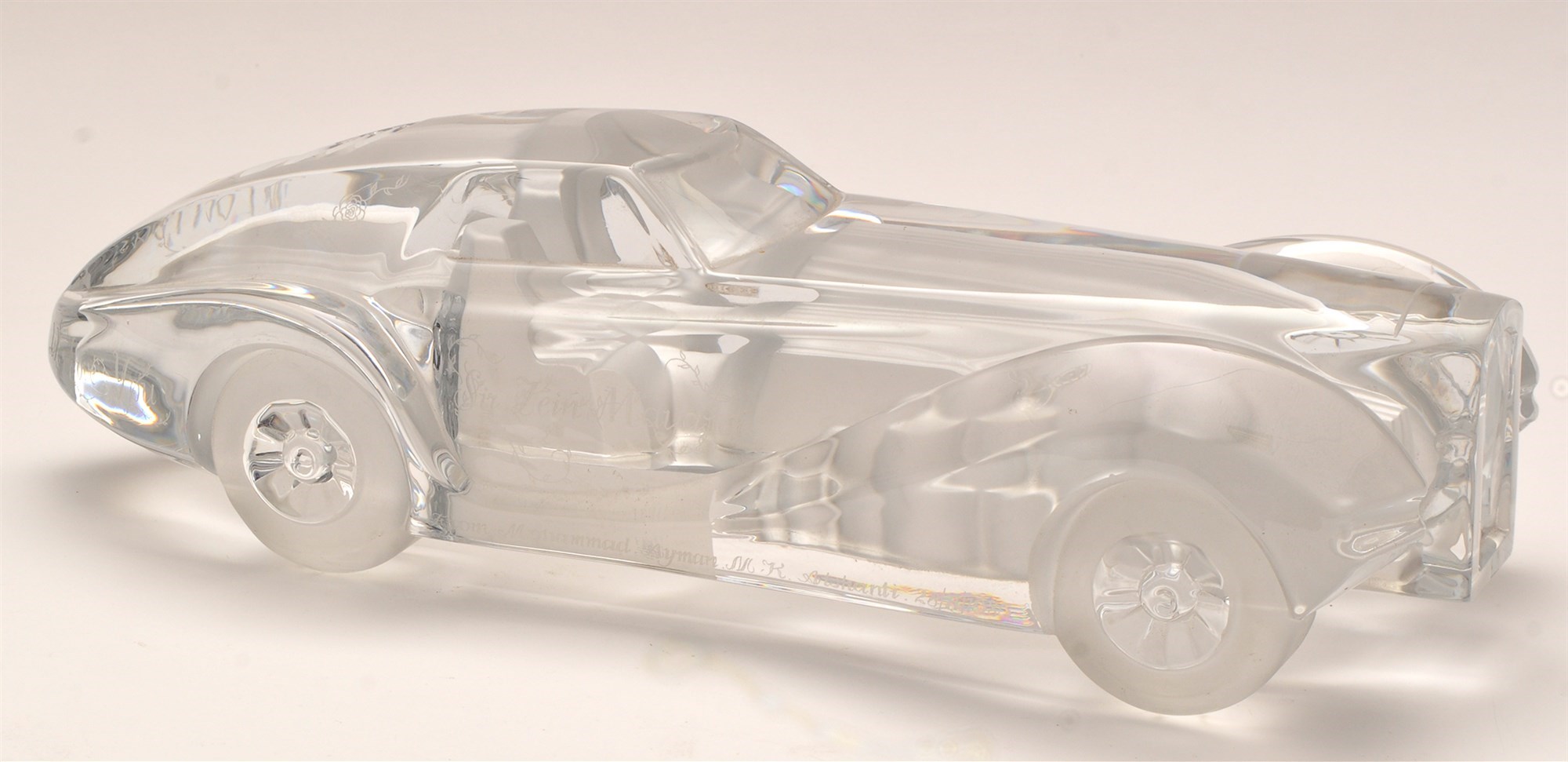Lot 1023 - Daum for Harrods, London: crystal model of