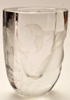 Lot 1024 - Afors: a glass studio vase by Ernest Gordon,...