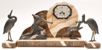 Lot 1077 - Raymond Pierre: an Art Deco marble and spelter...