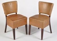 Lot 1145 - Warings: a pair of leather covered stained...