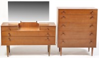 Lot 1195 - Avalon: a teak dressing table, with...