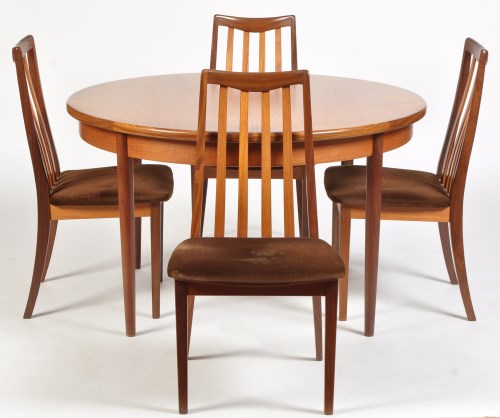 Lot 1204 - G-Plan: a teak extending dining table, 170 x...