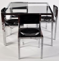 Lot 1210 - Frank Wardle for Vono: a 1970's chrome table...