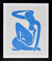 Lot 1276 - After Henri Matisse ''Blue Nude'',...