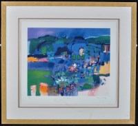 Lot 1276A - Francis Boag ''Blue Glen'', signed and...