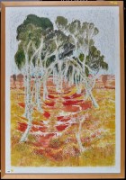 Lot 1312 - Jo Westgate ''Water'', signed and inscribed,...