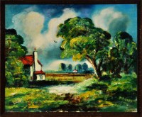 Lot 1389 - Antoni Sulek Continental landscape with...