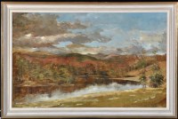 Lot 1404 - R*** M*** Tomlinson ''Tarn Hows'', signed;...