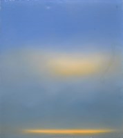 Lot 1405 - Kathryn Thomas Abstract composition in blue...
