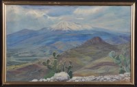Lot 1415 - Felix Kasimierz Wygrzywalski ''Mount Etna'',...