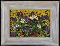 Lot 1426 - Alice Baberman ''Lilacs'', signed and dated...