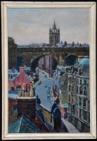 Lot 1432 - Alan Reid Cook View of Newcastle with St....