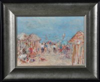 Lot 1433 - **** Nepo ''Plage'' - French beach scene,...