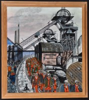 Lot 1452 - Pat Thirtle ''Shift Over'', signed; signed on...