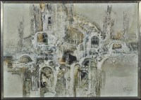 Lot 1457 - **** Wenczka ''The City Rises'', signed,...