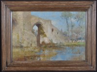 Lot 1462 - James Paterson RFA. RWS, PRSW 'Old Bridge of...