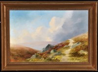 Lot 237 - William James Shaw (1857-1933) A moorland...