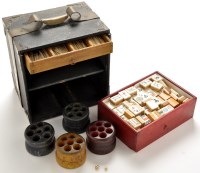 Lot 290 - A 19th Century Chinese mahjong set, containing:...