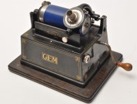 Lot 301 - An early 20th Century Edison Gem phonograph,...