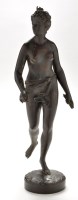 Lot 323 - After Jean-Antoine Houdon: a French patinated...