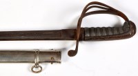 Lot 357 - A 19th Century British Cavalry officer's sword,...