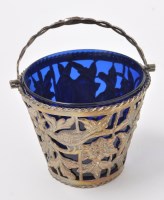 Lot 454 - An Edwardian silver basket, by Abrahall & Bint,...