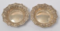 Lot 456 - A pair of Victorian silver dishes, by Fenton...