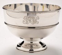 Lot 467 - An Edwardian silver rose bowl, by Atkin...