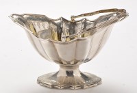 Lot 485 - A George III silver sugar basket, by Michael...