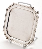 Lot 488 - A George V silver letter tray, by Thomas...