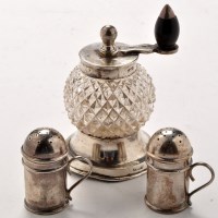 Lot 500 - A pair of Edwardian miniature silver kitchen...