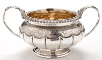 Lot 520 - A George IV silver sugar bowl, by John Walton,...