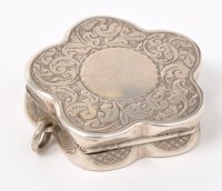 Lot 556 - A Victorian silver vinaigrette, by Deakin &...