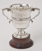 Lot 588 - The Kirk Agricultural Society Cup, presented...